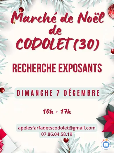 Affiche Marché de Noël