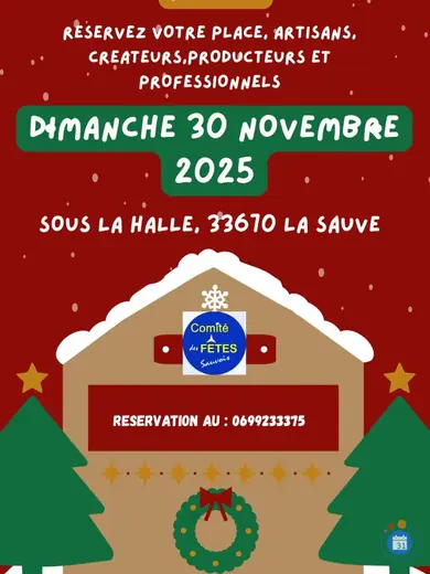 Affiche Marché de Noël