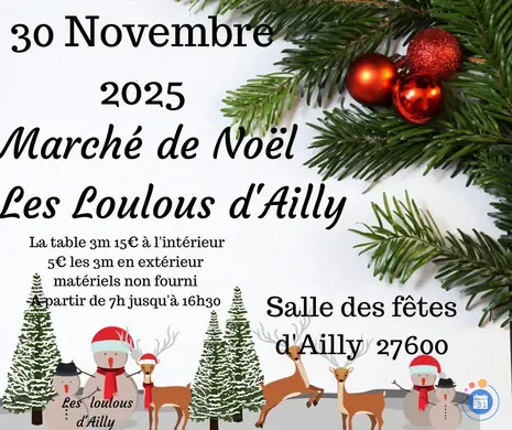 Affiche Marché de Noël