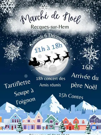 Affiche Marché de Noël