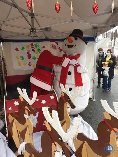 Affiche marché de Noël