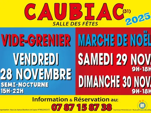 Affiche Marché de Noël