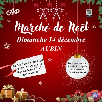 Affiche Marché de Noël