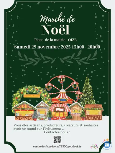 Affiche Marché de Noël