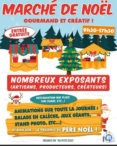 Affiche Marché de Noel