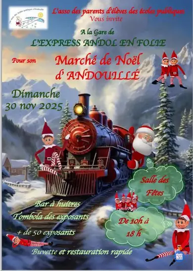 Affiche Marché de Noël d'Andouillé