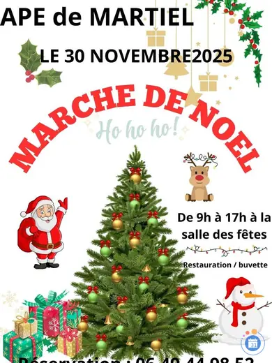Affiche Marché de Noël de Martiel