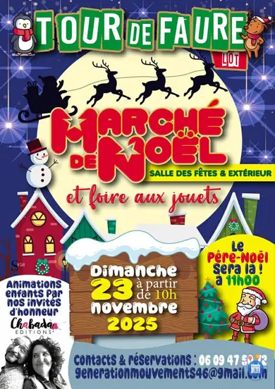 Affiche Marché de Noël