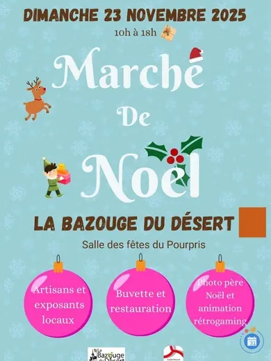 Affiche Marché de Noël