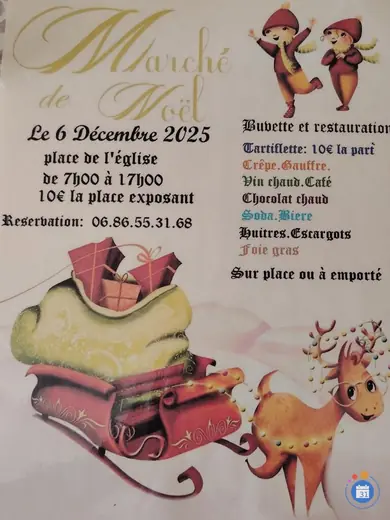 Affiche Marché de Noël
