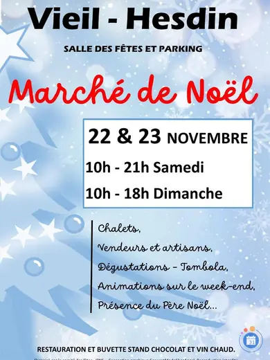 Affiche Marche de noël