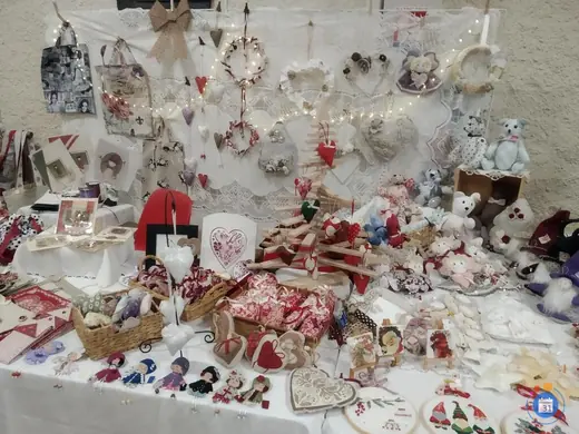 Affiche Marché de Noël artisanal