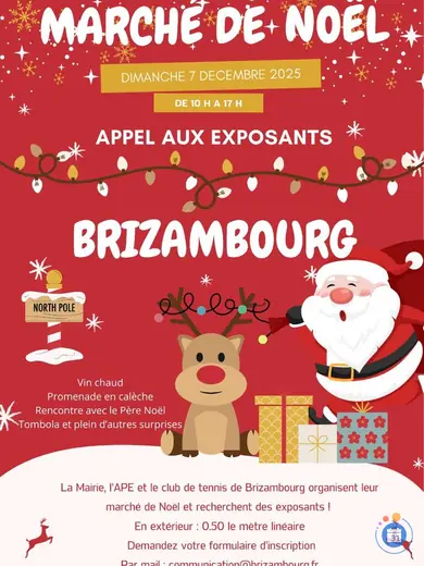 Affiche Marché de Noël