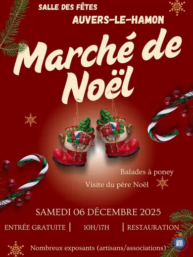 Affiche Marché de Noël