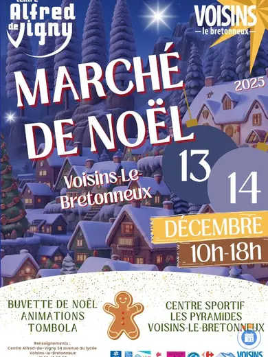 Affiche Marché de Noël de Voisins-Le-Bretonneux