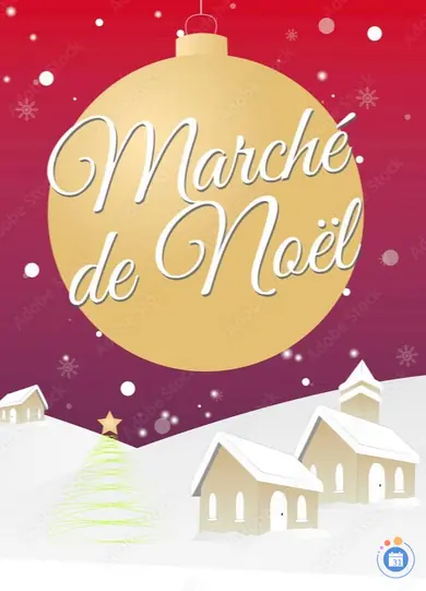 Affiche Marché de Noël de la Rochette (05)