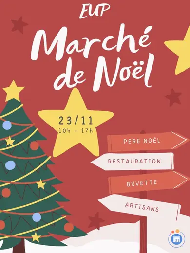 Affiche Marché de Noël à Eup