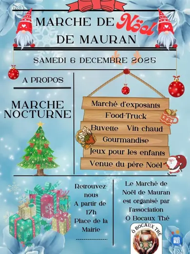 Affiche Marché de Noël