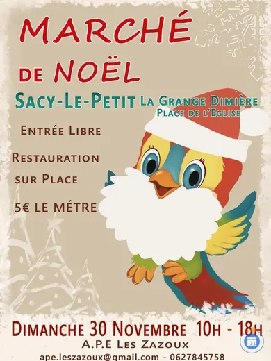 Affiche Marché de Noël