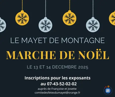 Affiche Marché de Noël