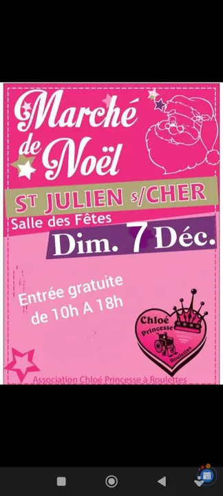 Affiche Marche de Noël
