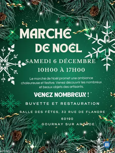 Affiche Marché de Noël