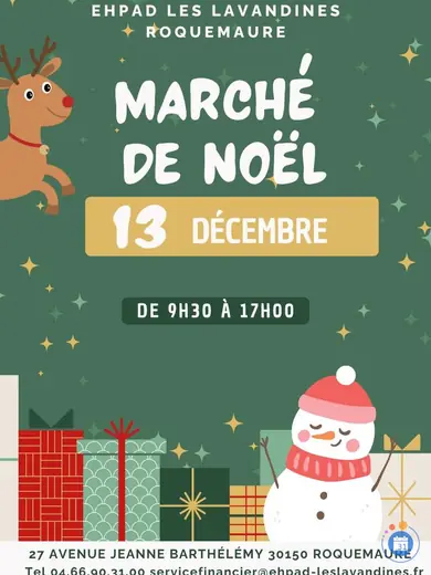 Affiche Marché de Noël