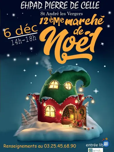 Affiche Marche de noel pierre de celle