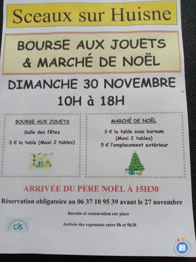 Affiche Marché de Noël