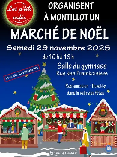 Affiche Marché de Noël