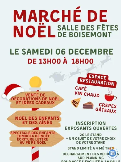 Affiche Marché de Noël