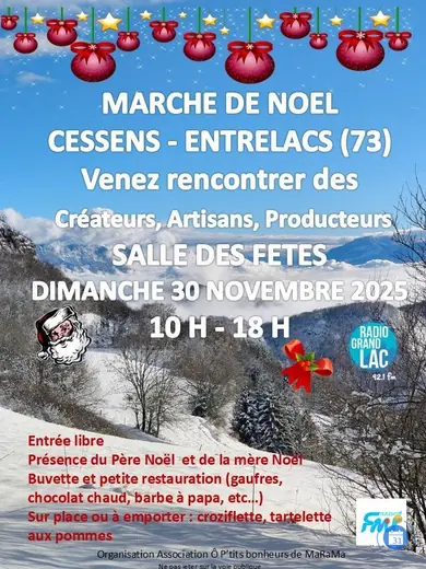 Affiche Marché de noël