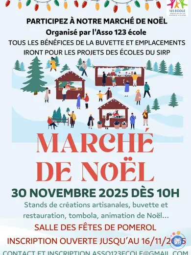 Affiche Marché de Noël