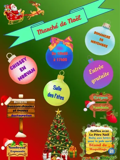 Affiche Marché de Noël