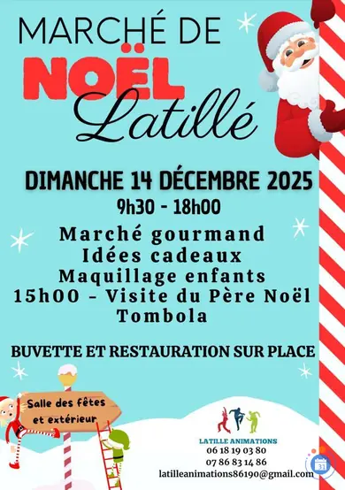 Affiche Marché de noël