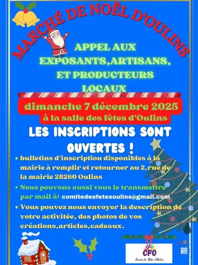 Affiche Marché de Noël