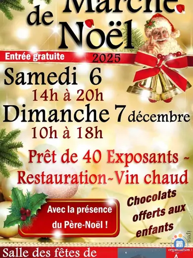 Affiche Marché de Noel 2025 de Martin-Eglise
