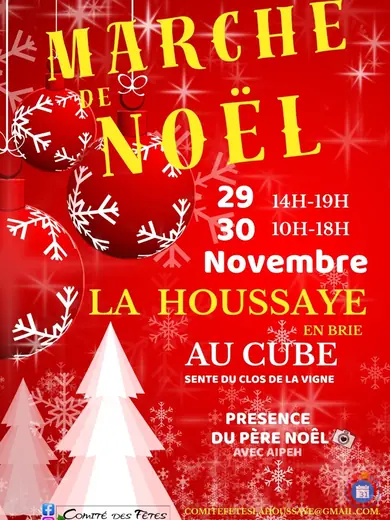Affiche Marché de Noël