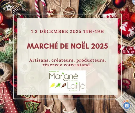 Affiche Marché de Noël