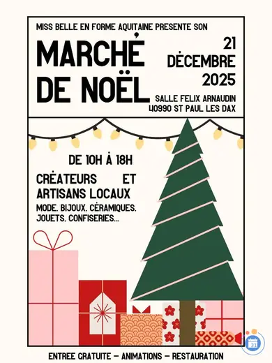 Affiche Marché de Noël