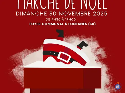 Affiche Marché de Noël