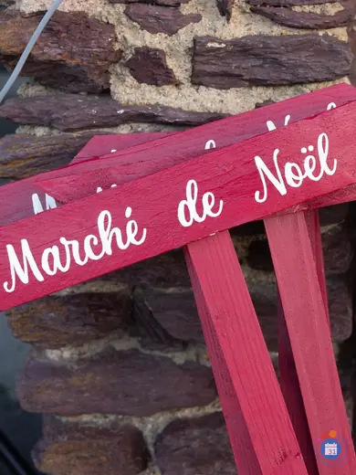 Affiche Marché de Noël de l’école Jeanne d’Arc