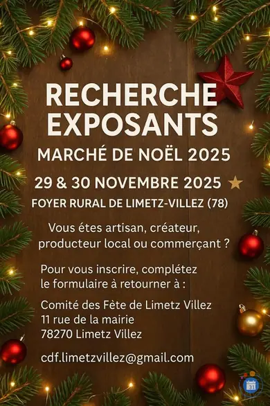 Affiche Marché de Noël