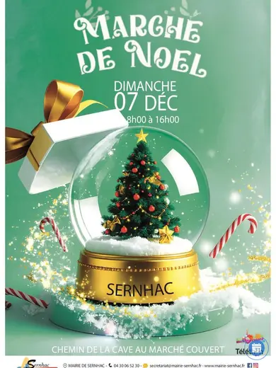 Affiche Marché de Noël