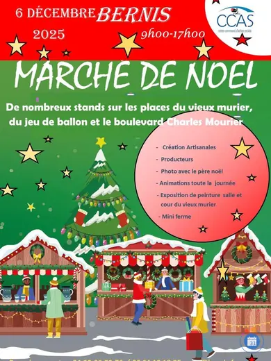 Affiche Marché de Noël