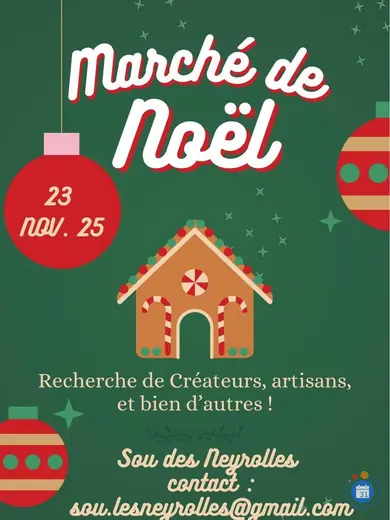 Affiche Marché de noël