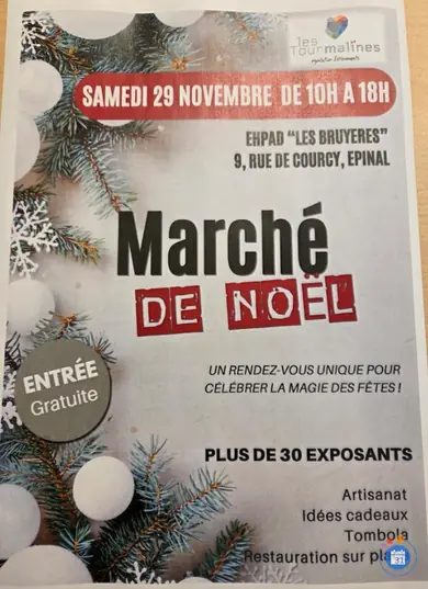 Affiche Marché de Noël