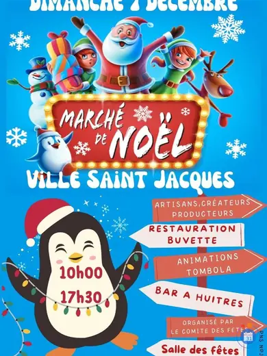 Affiche Traditionnel Marché de Noel