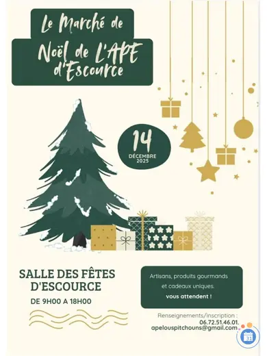 Affiche Marché de Noël