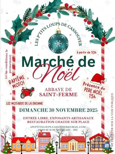 Affiche Marché de Noël